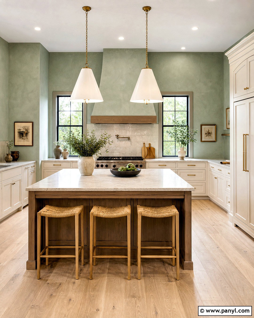 Sage Green Limewash Palette - 20 limewash color palette ideas
