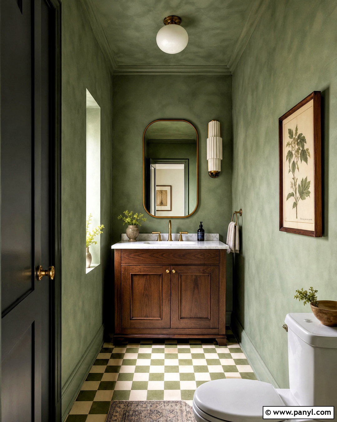 Sage Green Limewash Powder Room - 20 sage green lime wash wall ideas