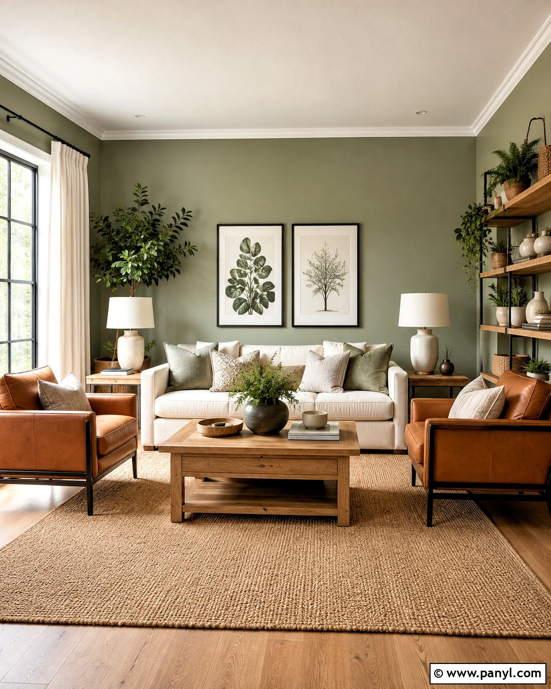Sage Green Living Room - 20 interior design living room colors