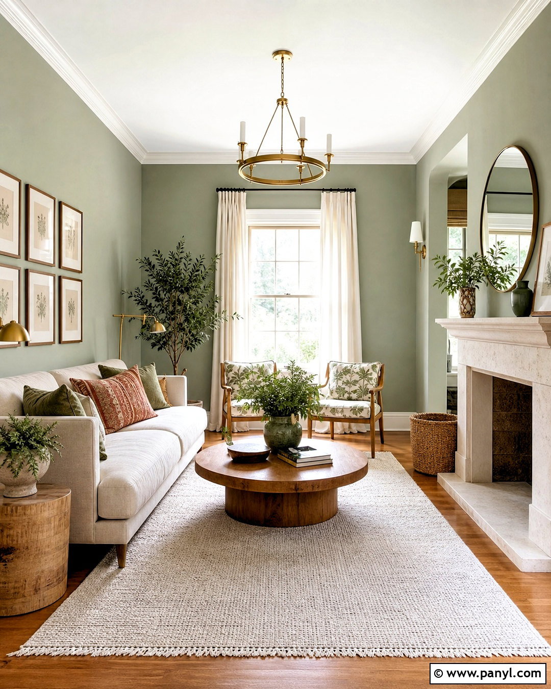 Sage Green Living Room - 20 living room designs