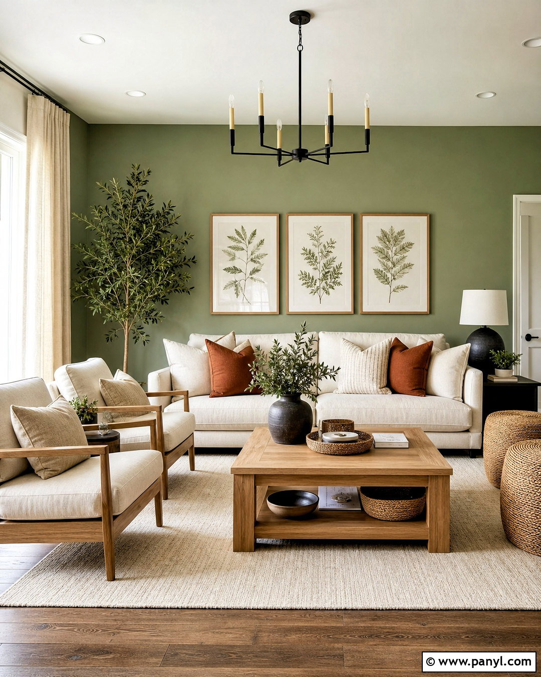 Sage Green Living Room - 20 sage green home ideas