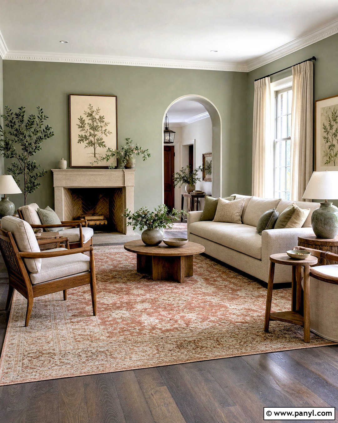 20 Green Paint Living Room Ideas for a Fresh, Cozy Update