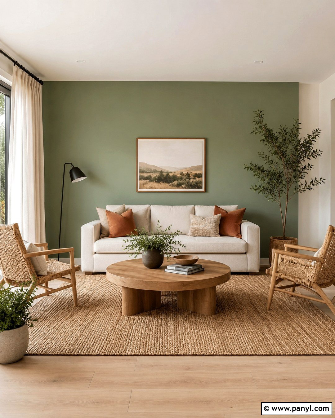 Sage Green Living Room Accent Wall - 20 Best Green For Accent Wall Ideas