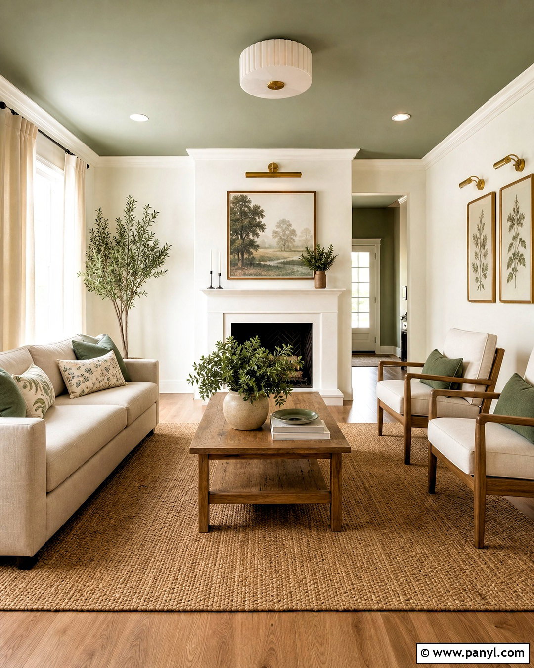 Sage Green Living Room Ceiling - 20 sage green ceiling ideas
