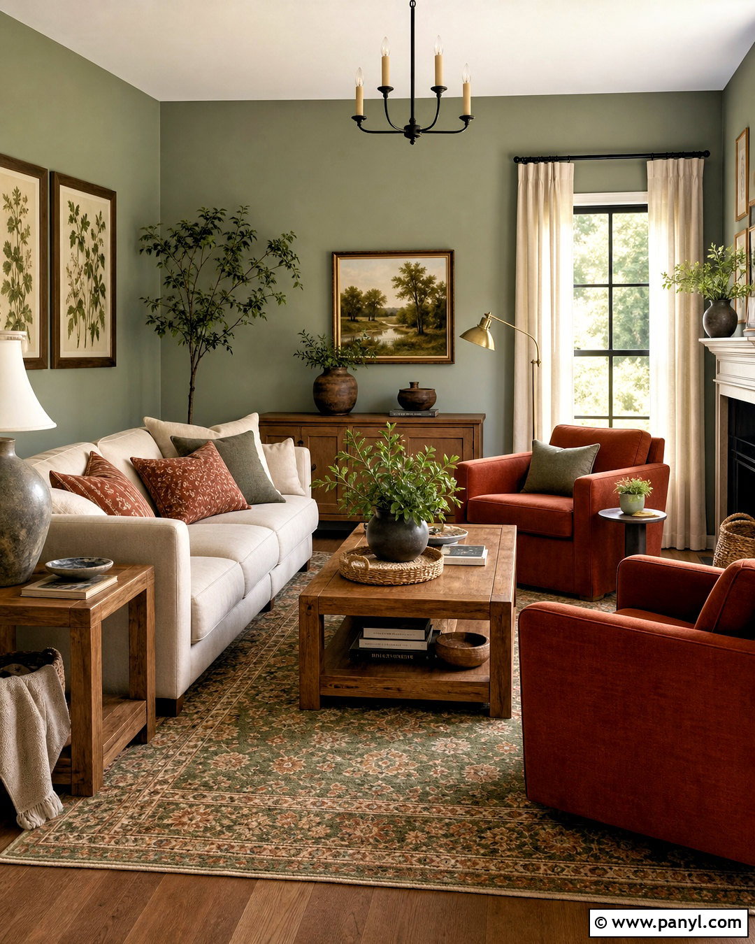 Sage Green Living Room Paint - 20 wall paints for living room colour ideas