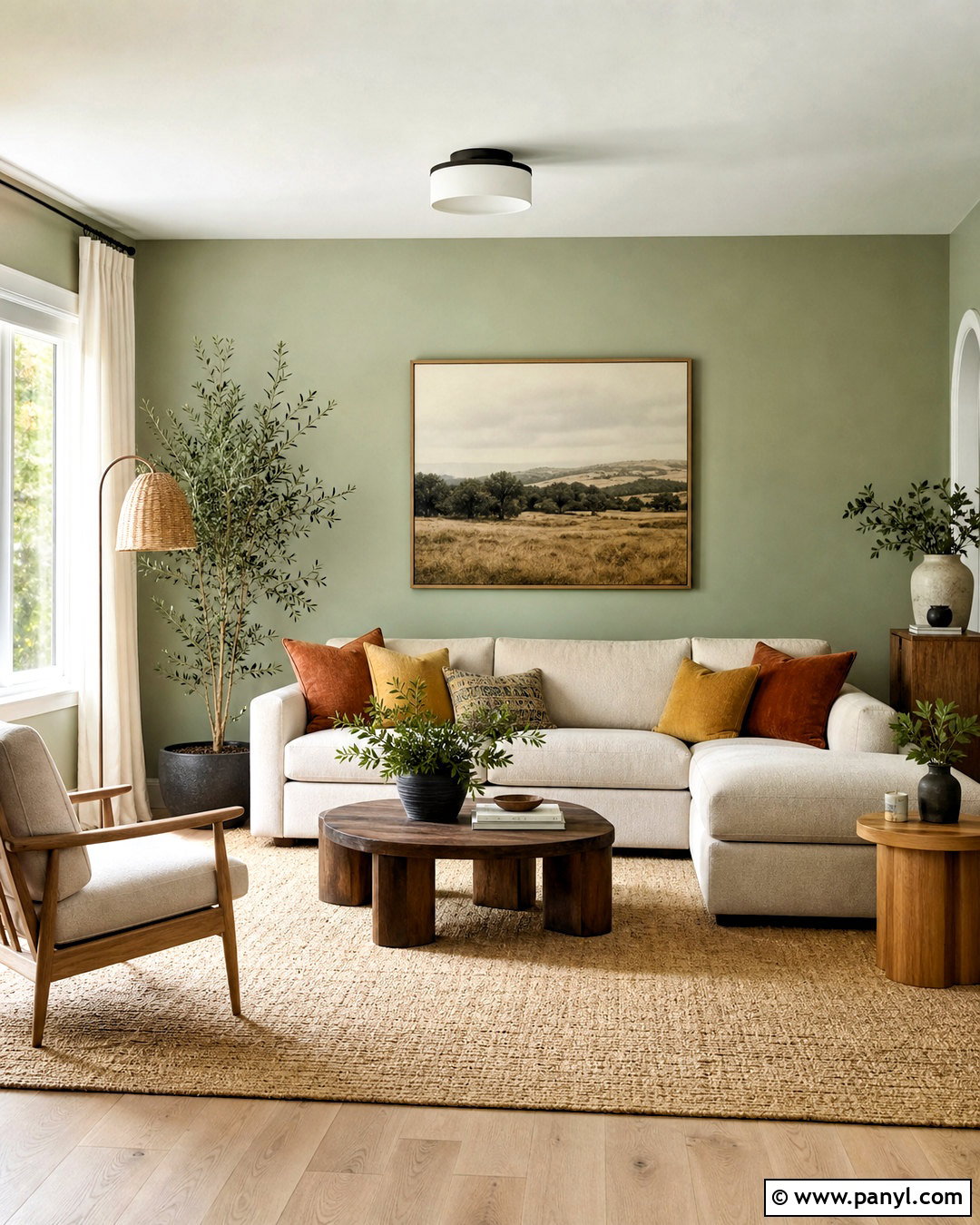 Sage Green Living Room Wall - 20 green wall interior design ideas
