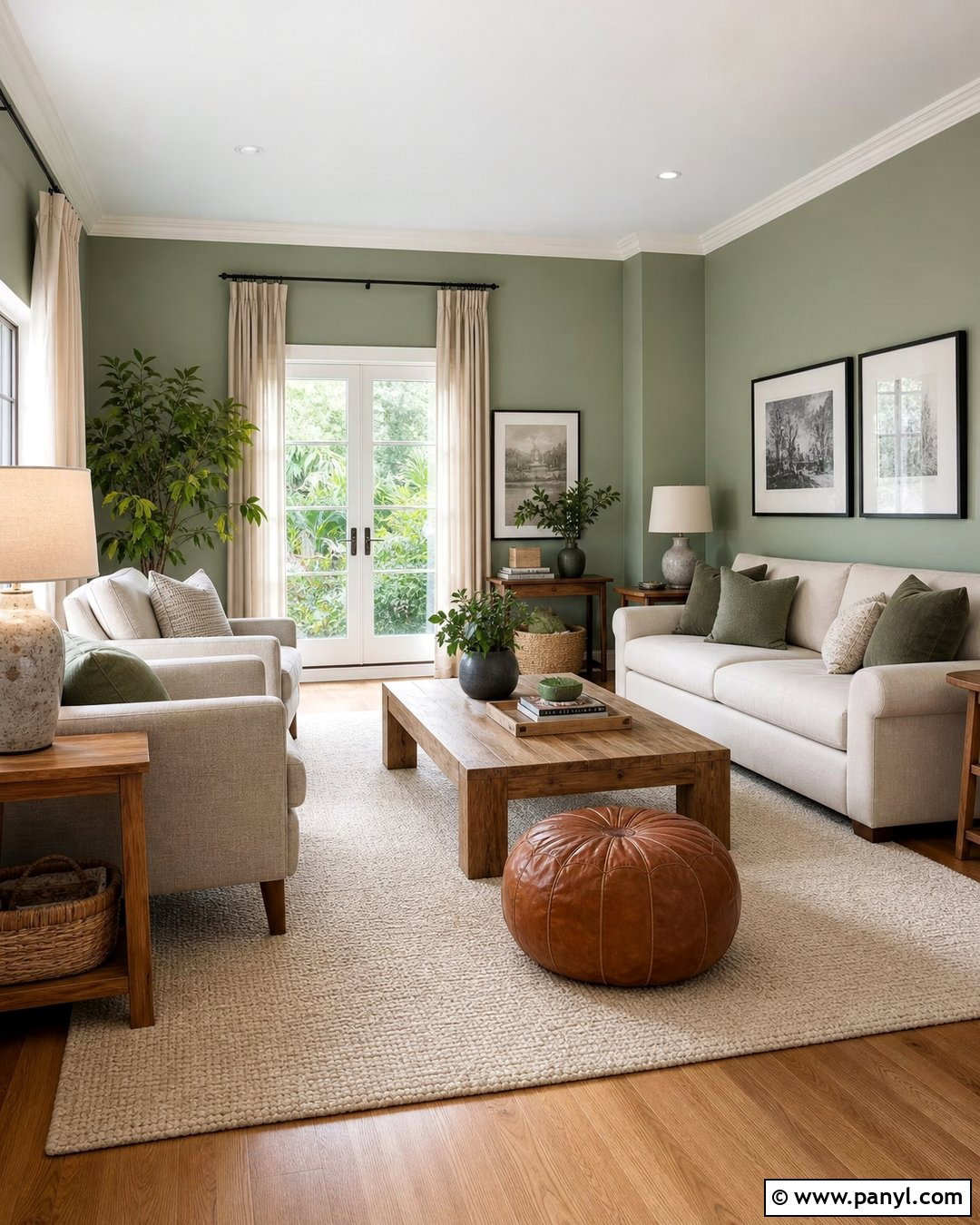 Sage Green Living Room Walls - 50 green walls