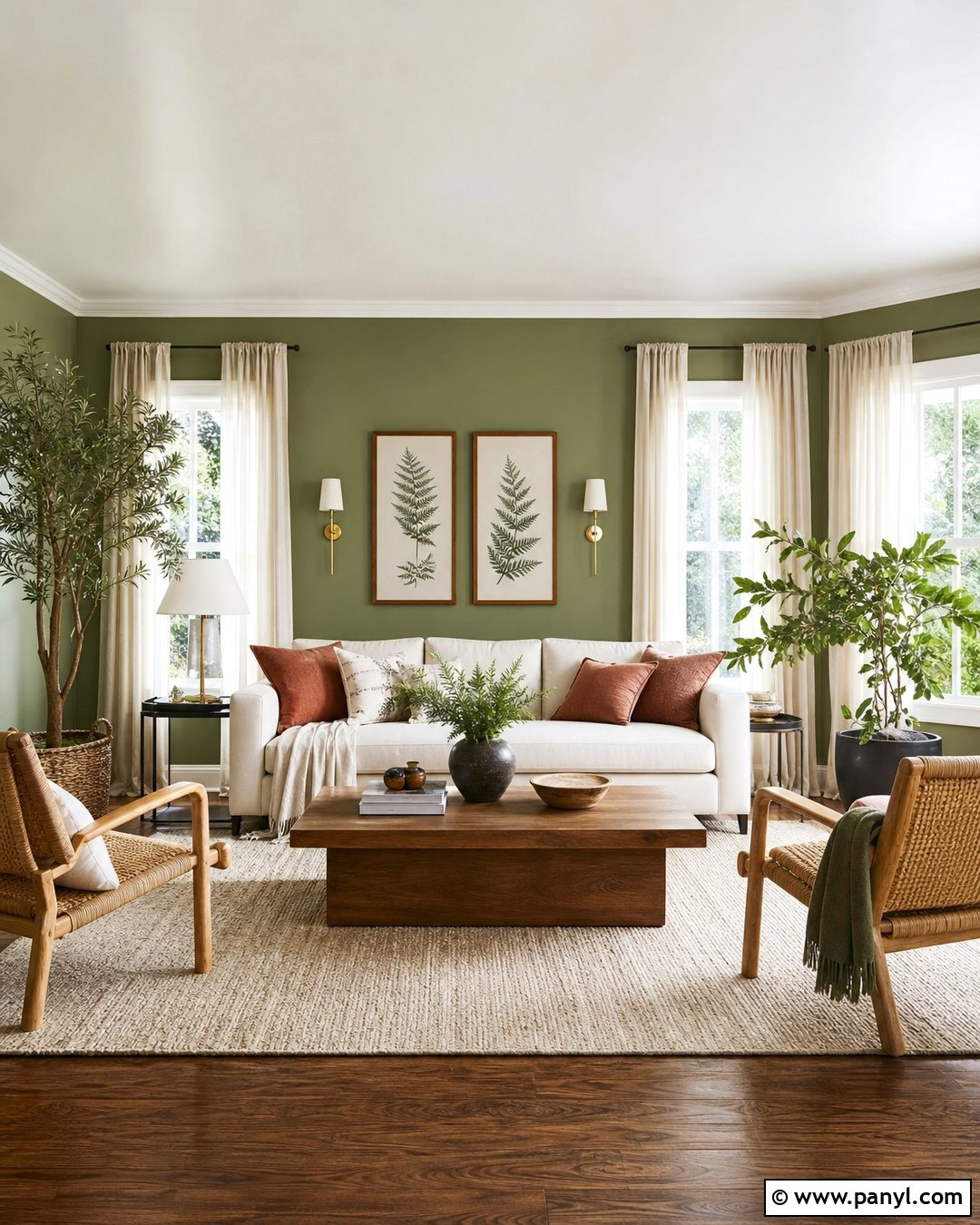 Sage Green Living Room Walls - 50 home wall colour ideas
