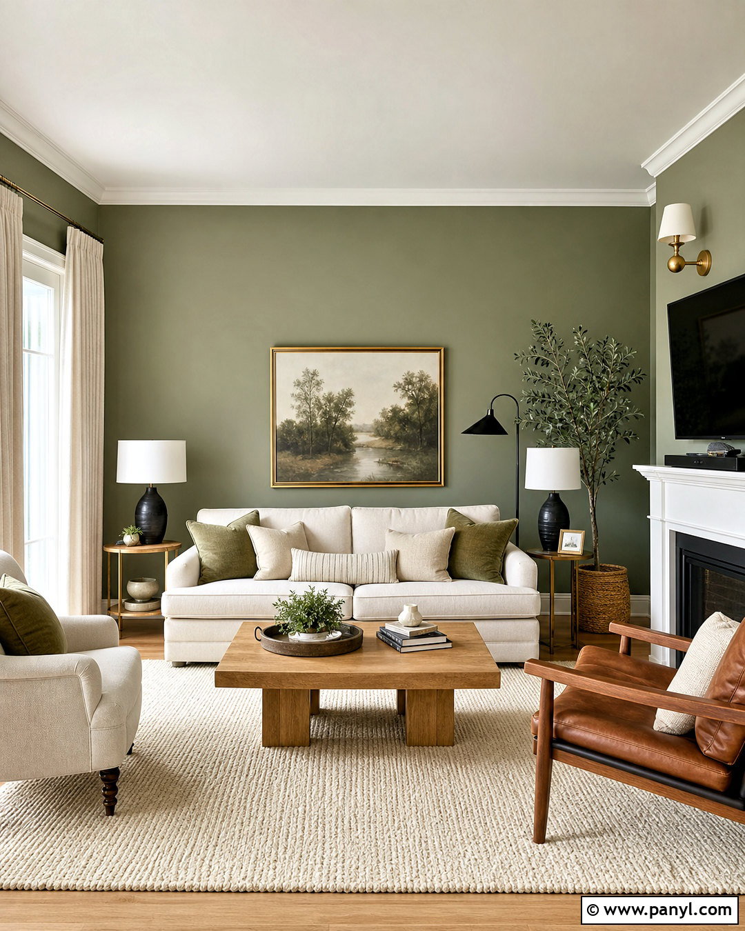 Sage Green Living Room Walls - 20 green living room walls