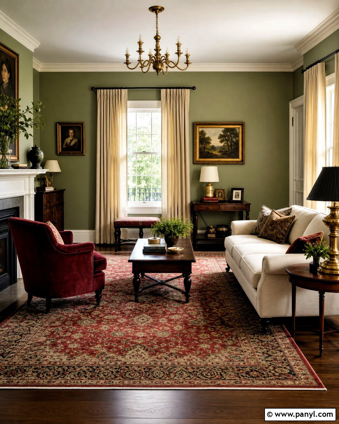 Sage Green Living Room With Burgundy - 20 sage green living room color scheme ideas