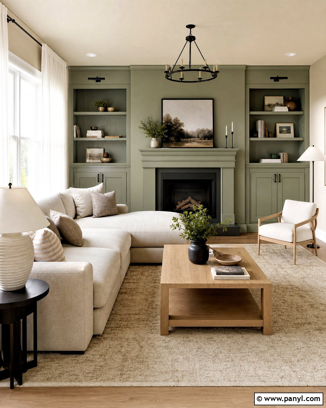Sage Green Living Room With Greige - 20 sage green living room color scheme ideas