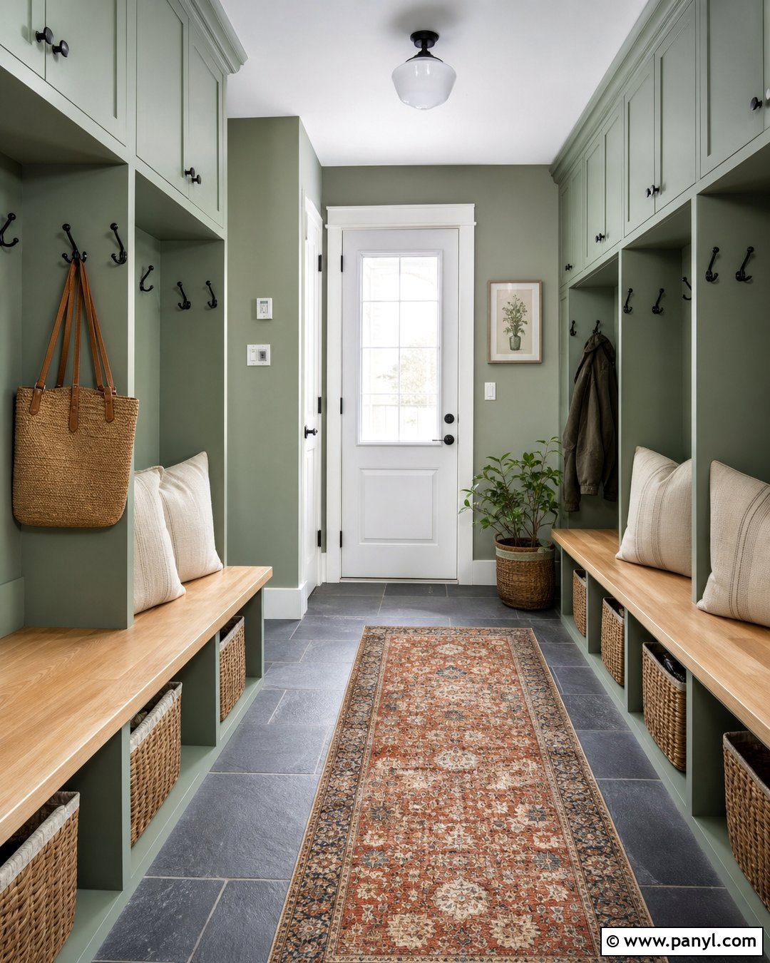 Sage Green Mudroom Walls - 35 sage green wall color ideas