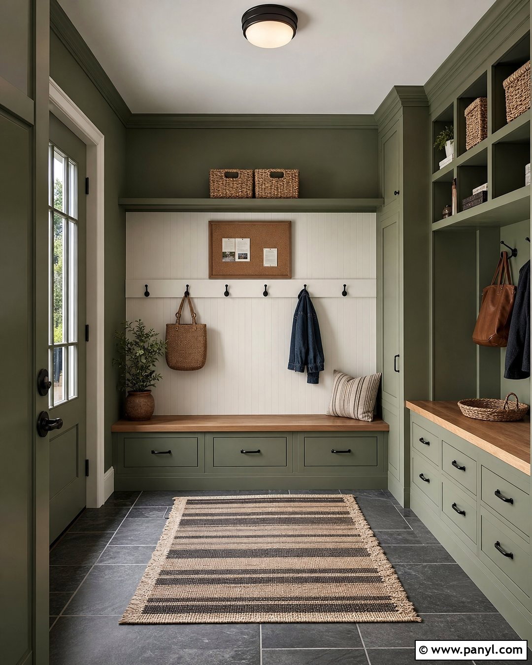 Sage Green Mudroom Walls - 25 Sage Green Painted Walls