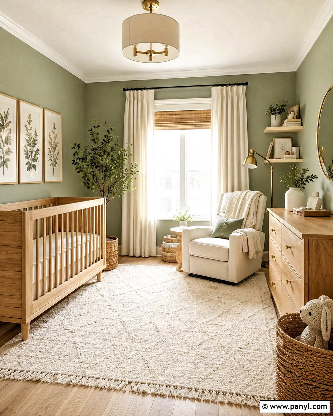 Sage Green Nursery - 20 nursery design ideas