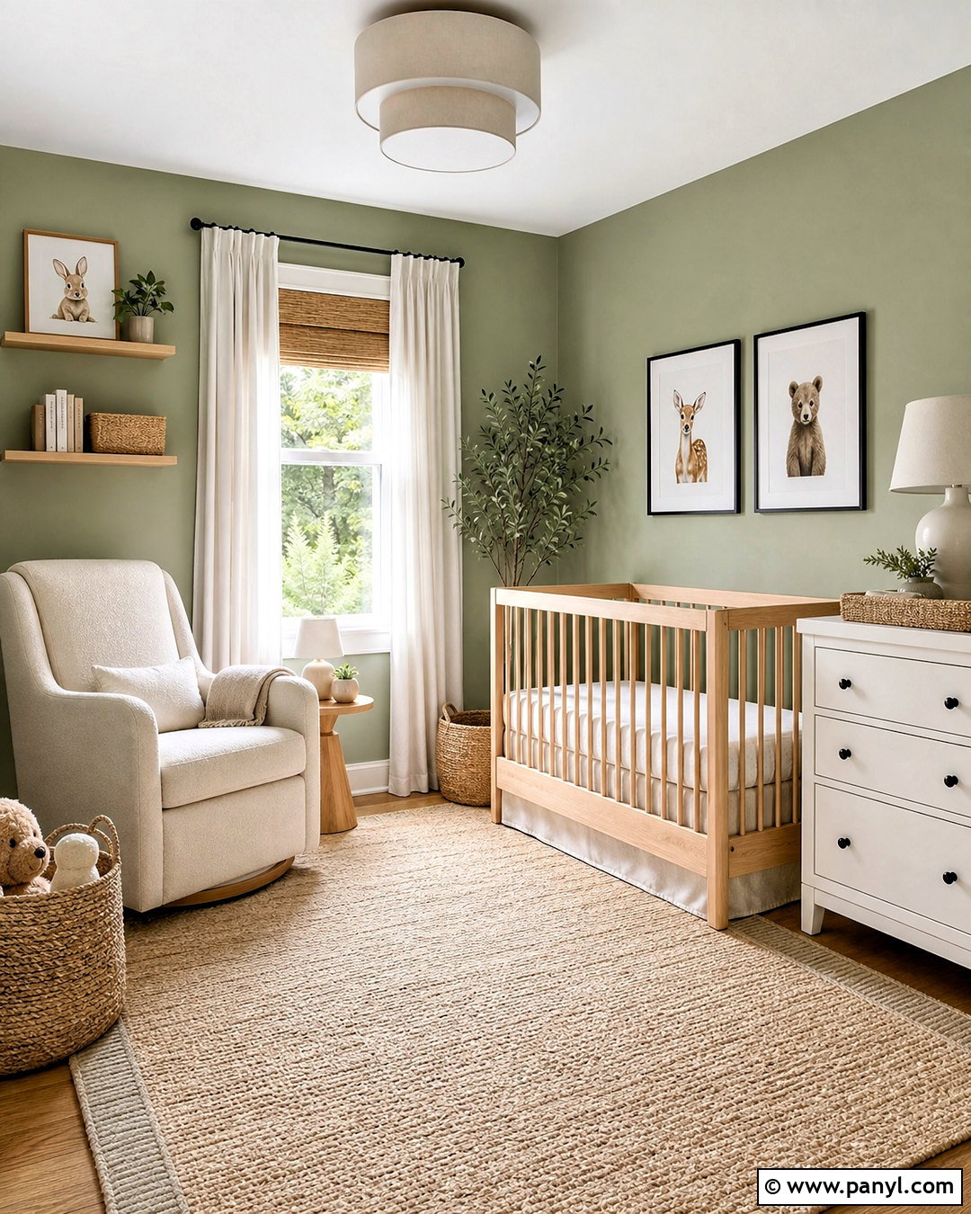 Sage Green Nursery - 20 simple nursery ideas