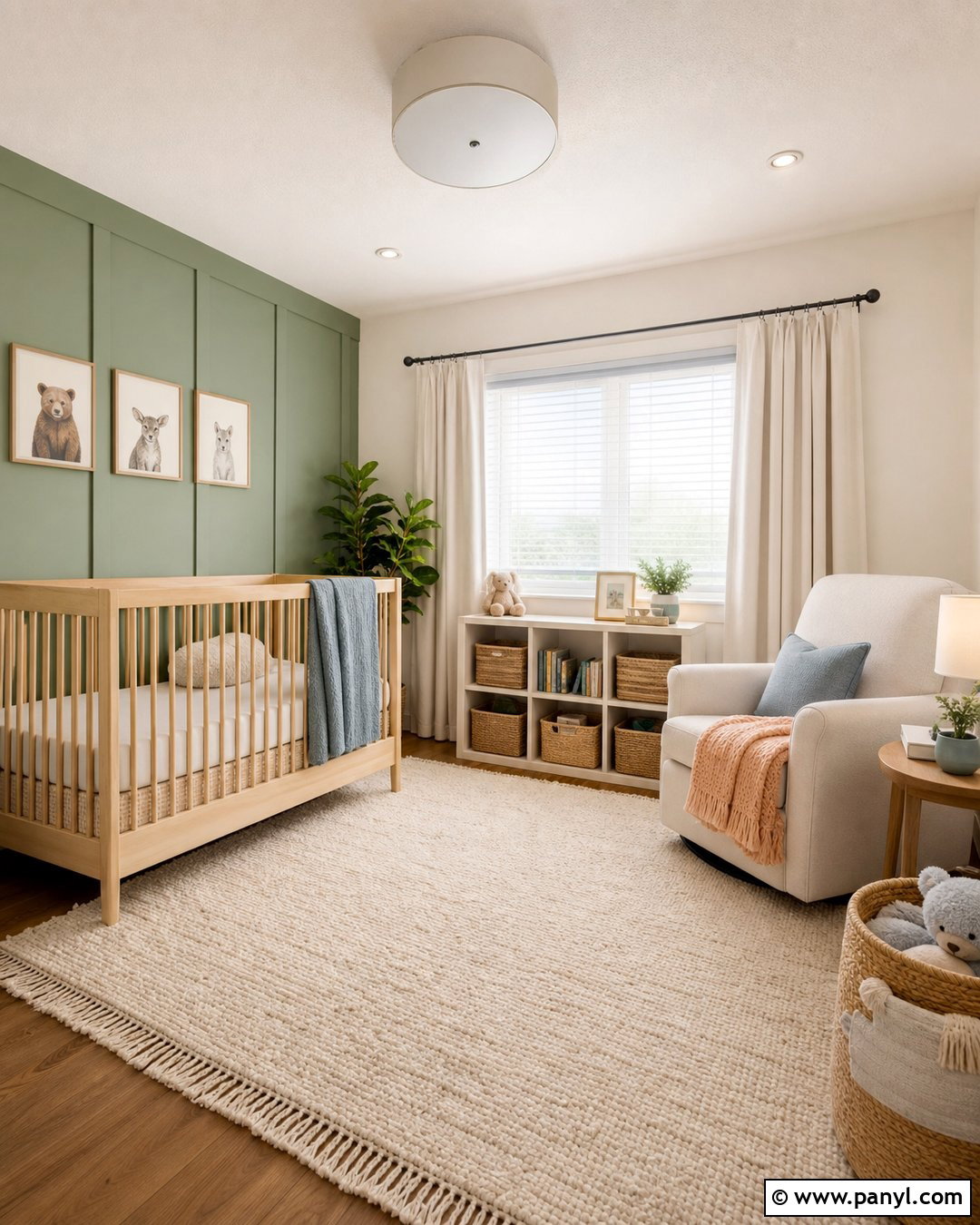 Sage Green Nursery Accent Wall - 25 Wall Accent Paint Ideas