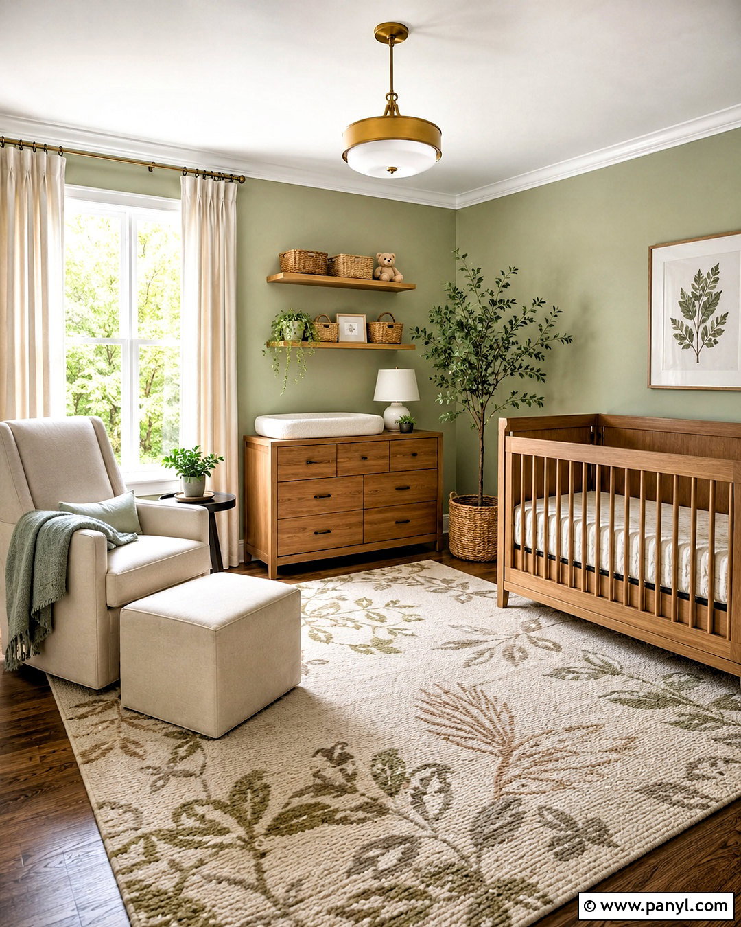 Sage Green Nursery Room - 20 nursery room design ideas