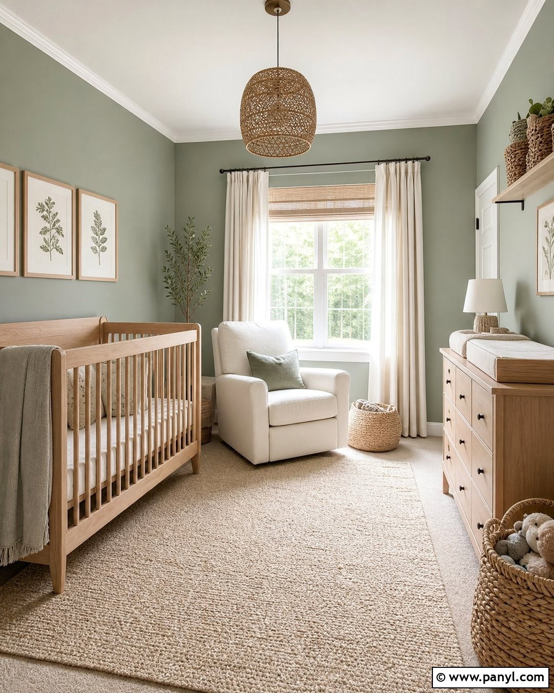 Sage Green Nursery Walls - 20 Green Nursery Wall Color Ideas