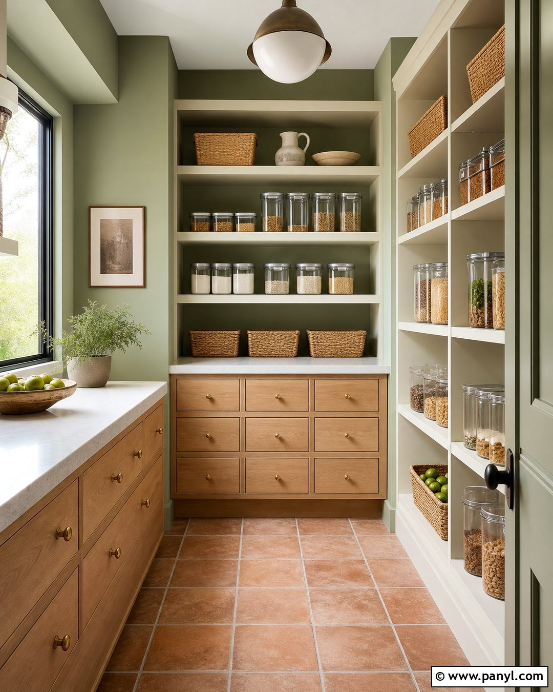 Sage Green Pantry Walls - 25 Pantry Wall Colors