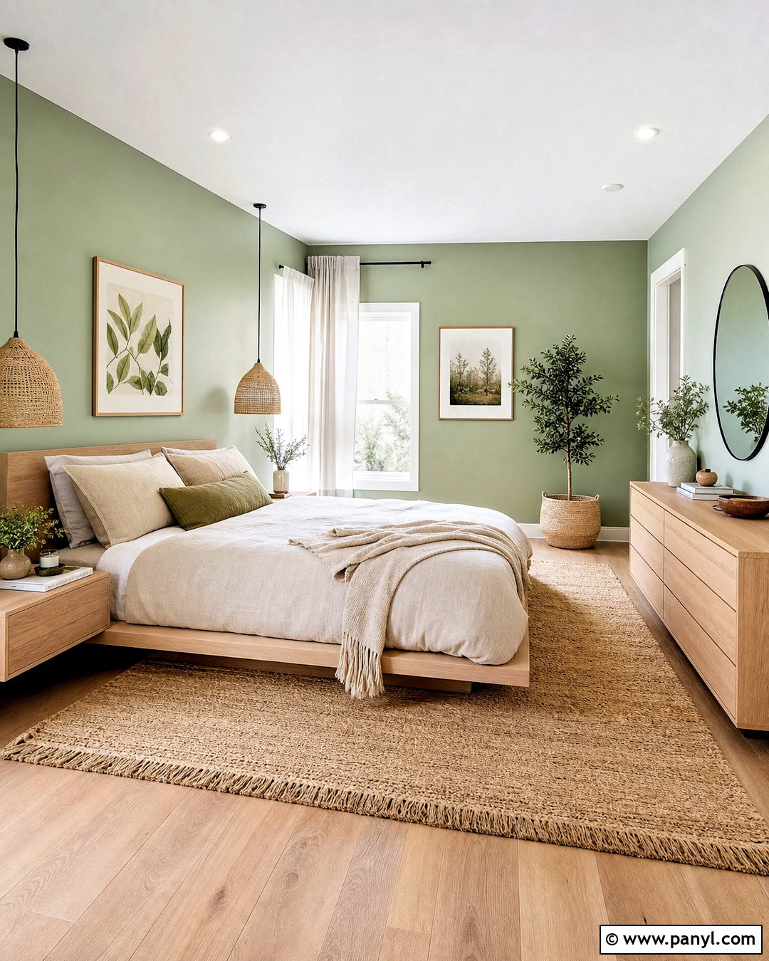 Sage Green Pastel Bedroom - 20 pastel colour bedroom ideas