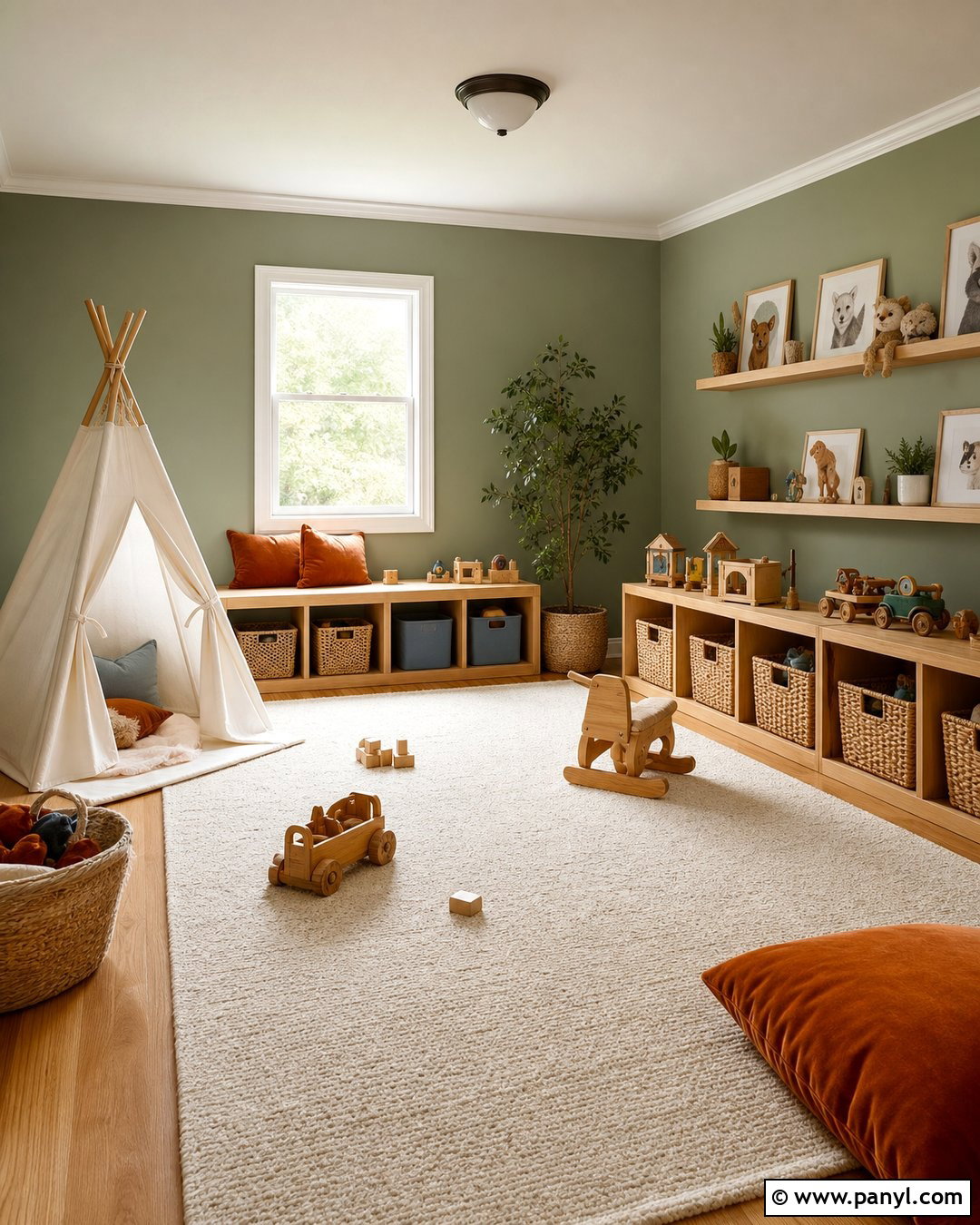 Sage Green Playroom Wall Color - 35 playroom wall colors
