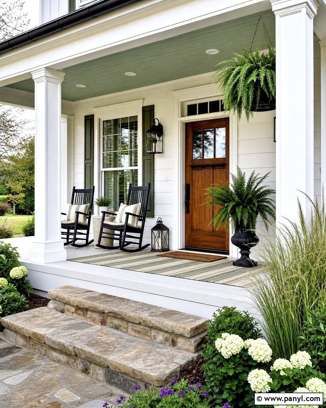 Sage Green Porch Ceiling - 20 sage green ceiling ideas