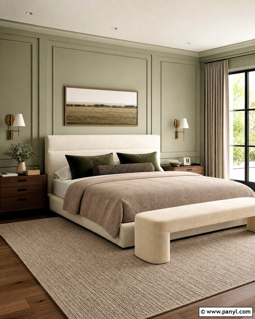 Sage Green Primary Bedroom - 20 sage accent wall bedroom ideas