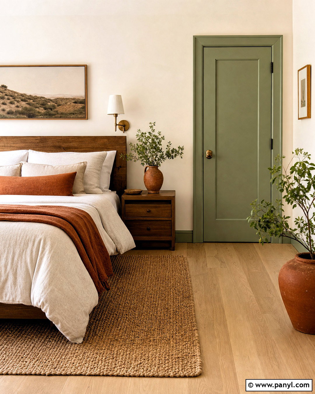 Sage Green Room Door - 20 room door color ideas