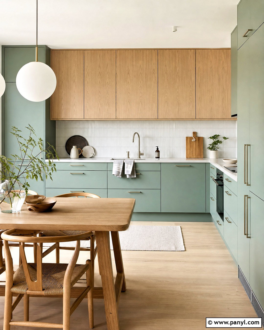 Sage Green Scandinavian Kitchen - 20 sage green kitchen ideas