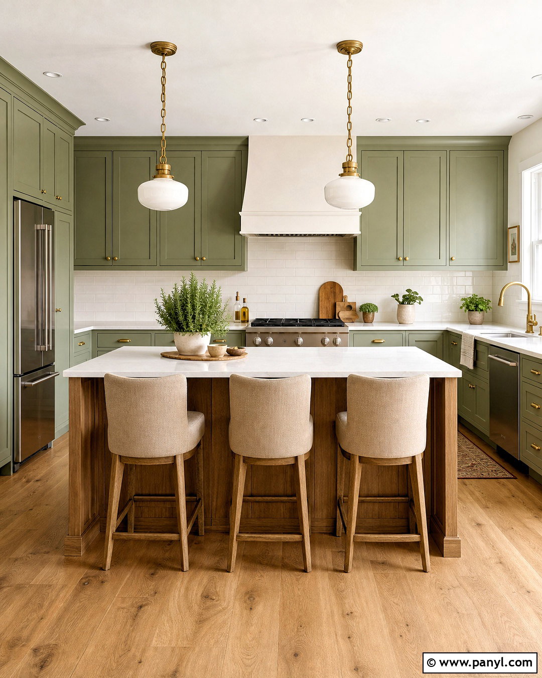 Sage Green Shaker Kitchen - 20 earthy green kitchen ideas