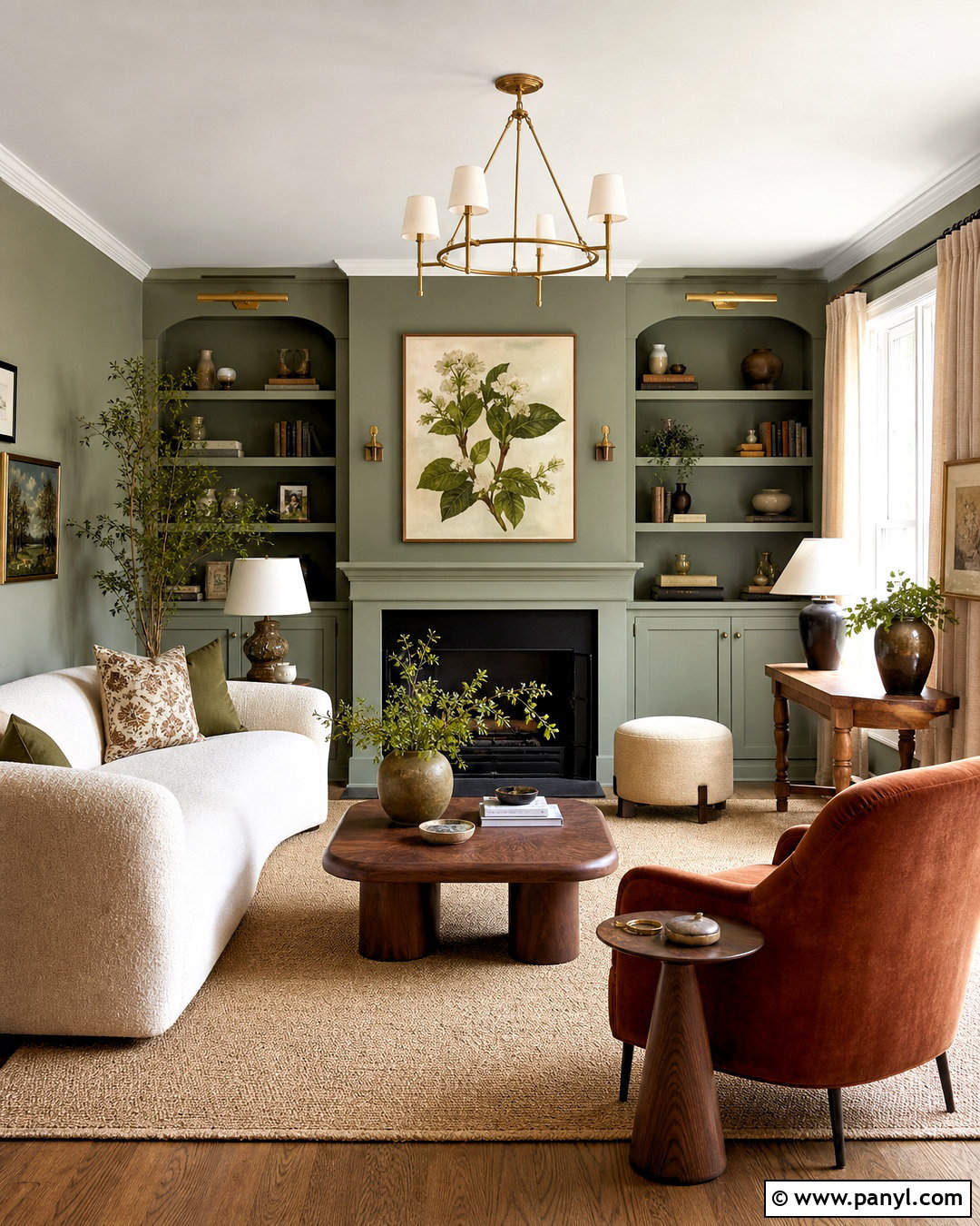 Sage Green Sitting Room - 20 sitting room colour ideas