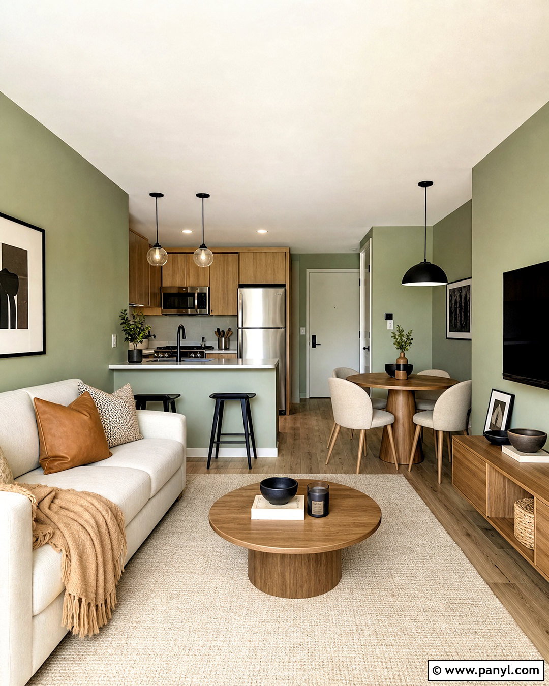 Sage Green Small Apartment - 20 sage green home ideas