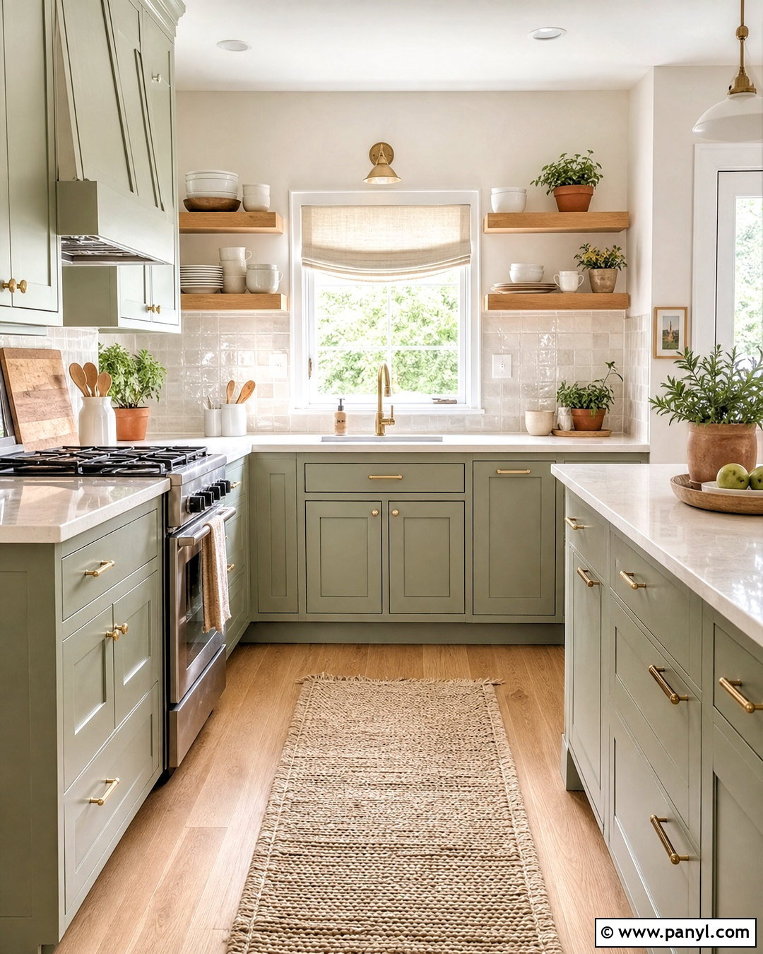 Sage Green Small Kitchen - 20 small kitchen color ideas