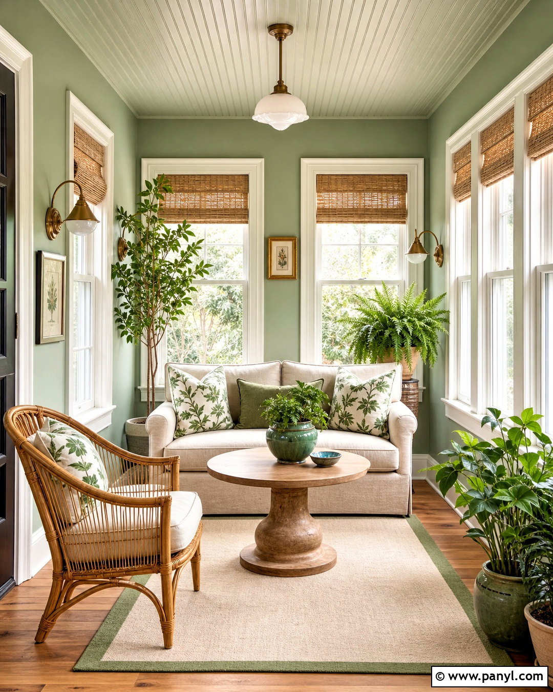 Sage Green Small Sunroom - 20 small sunroom decorating ideas