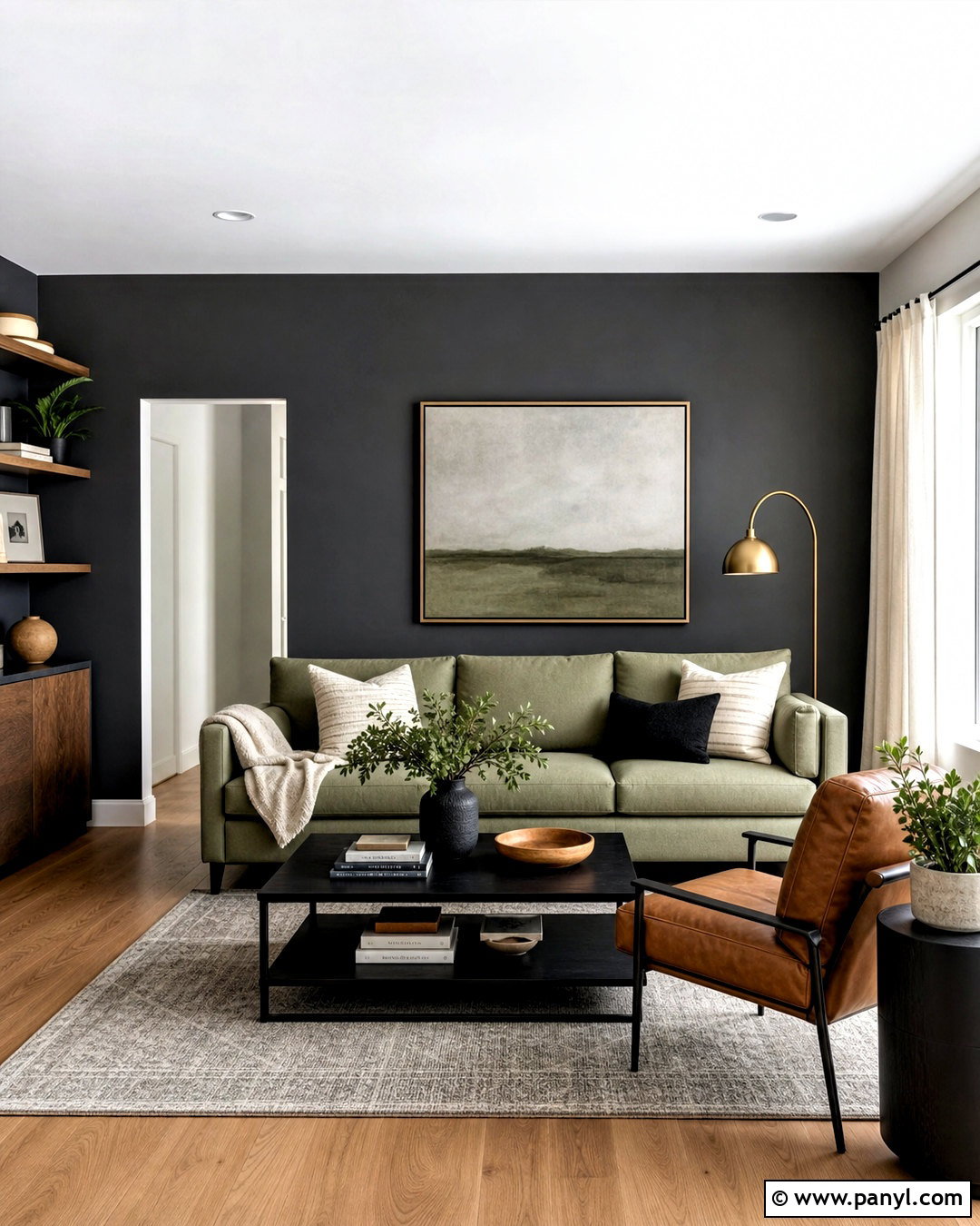 Sage Green Sofa With Charcoal Walls - 20 sage green sofa living room ideas