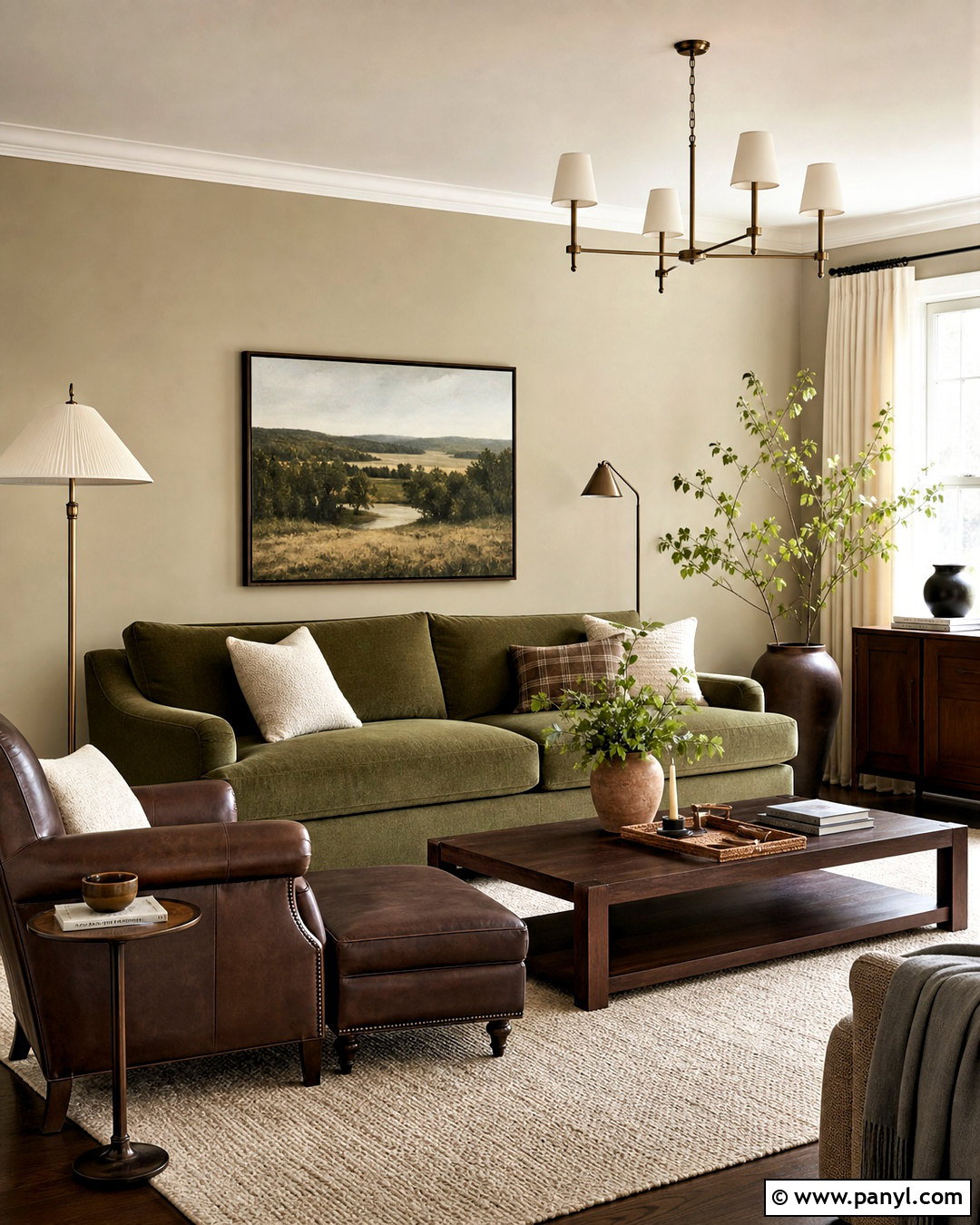 Sage Green Sofa With Chocolate Brown - 20 sage green sofa living room ideas