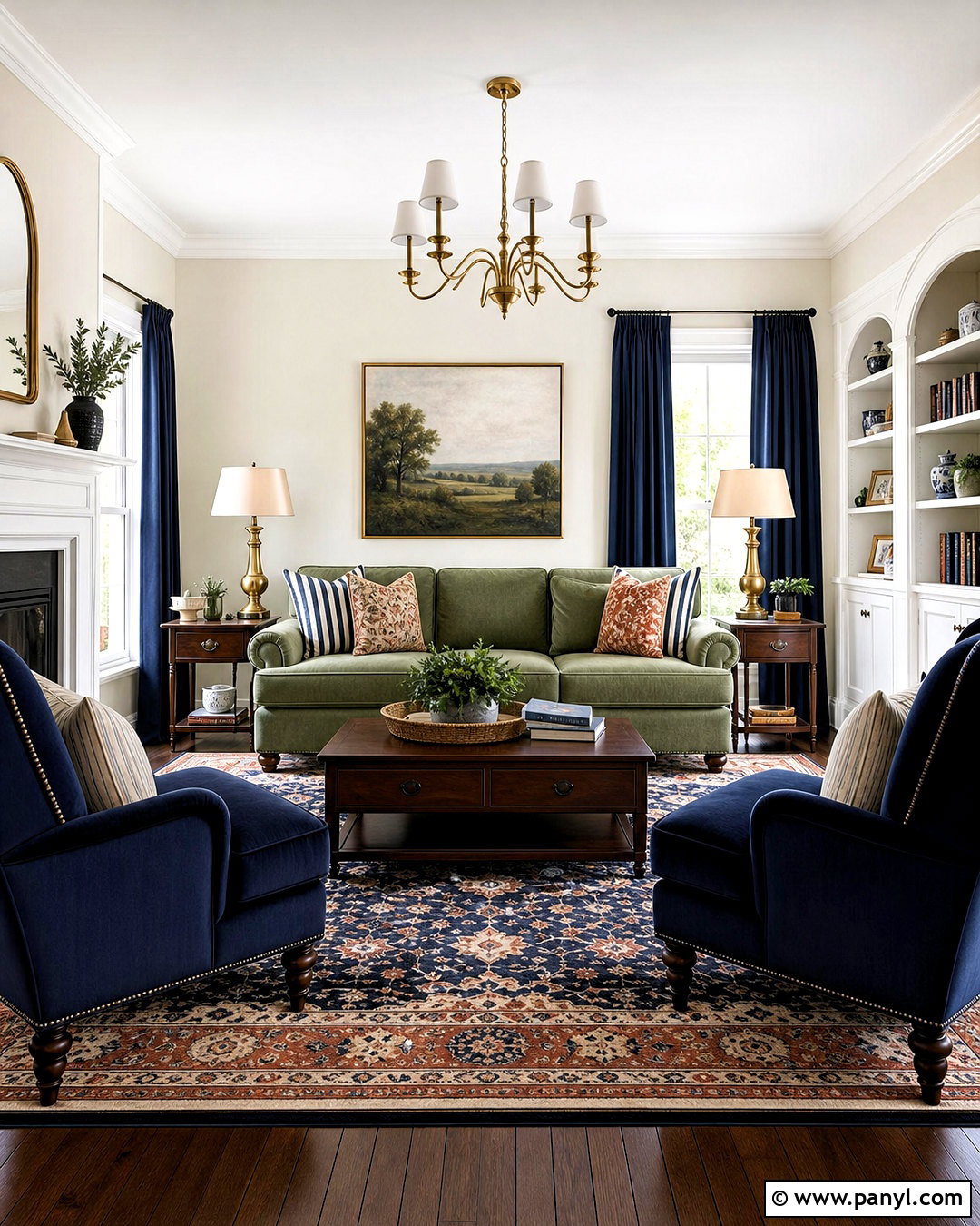Sage Green Sofa With Navy Blue - 20 sage green sofa living room ideas