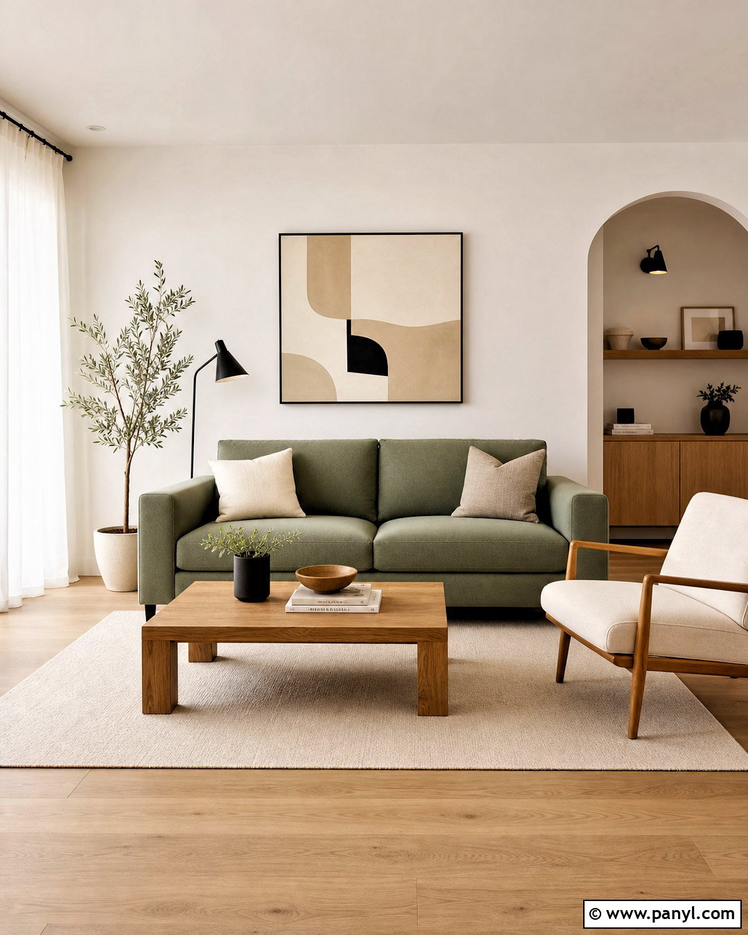 Sage Green Sofa With White And Oak - 20 sage green sofa living room ideas