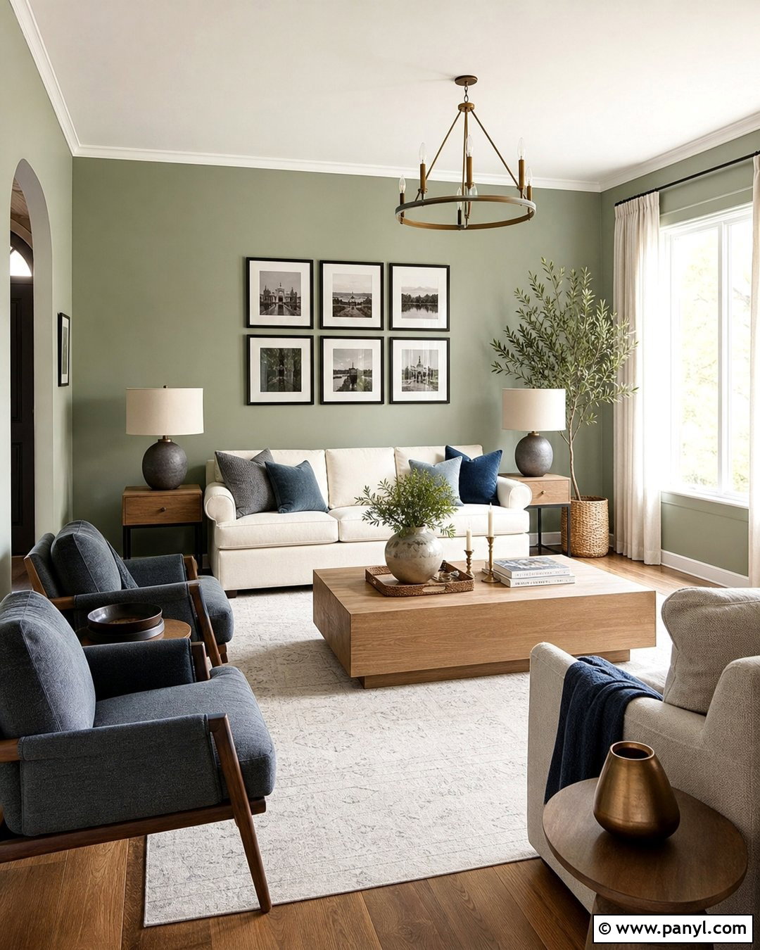 Sage Green South Facing Room - 50 sage green walls