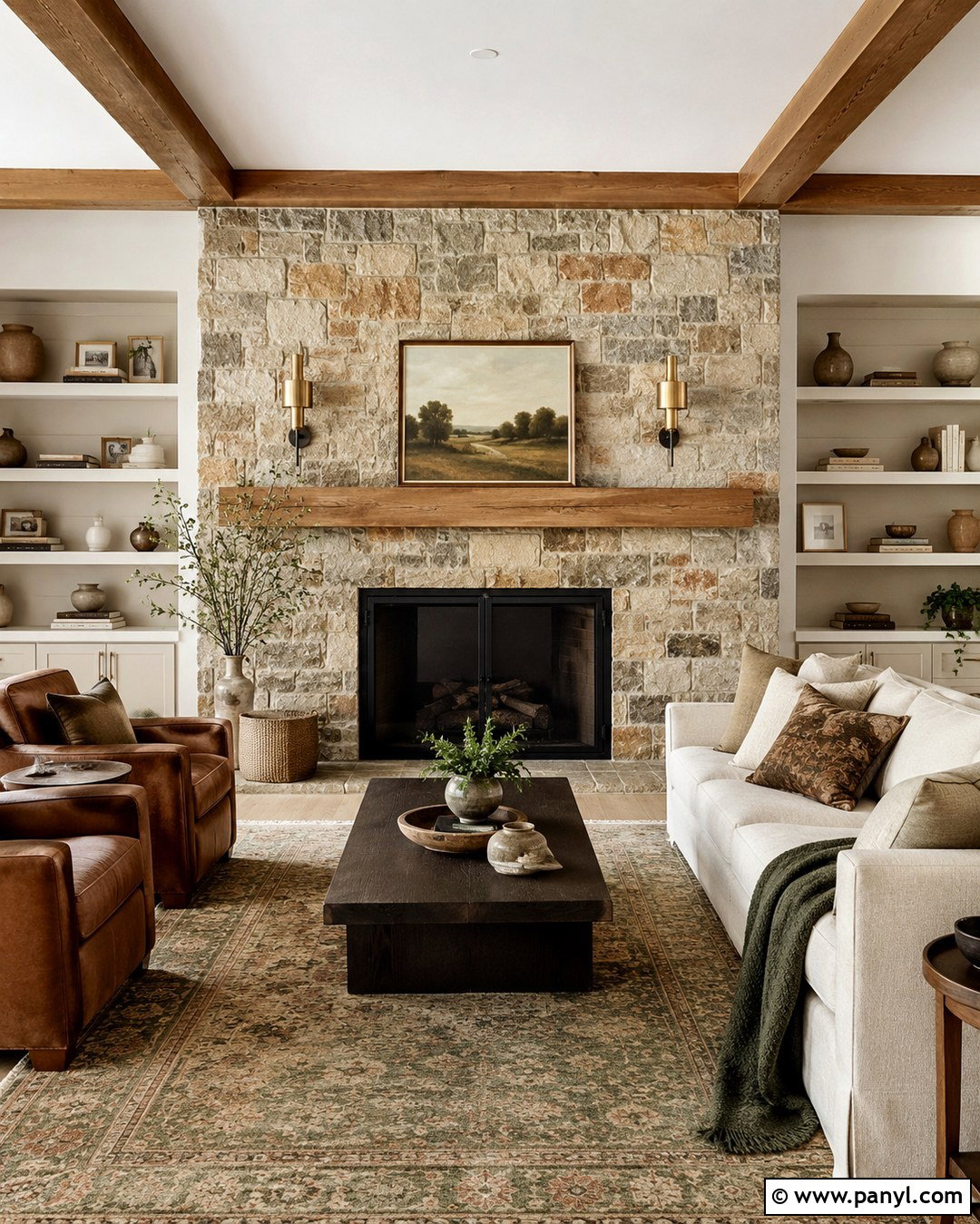Sage Green Stone Fireplace Accent Wall - 20 Stone Fireplace Accent Wall Paint Colors