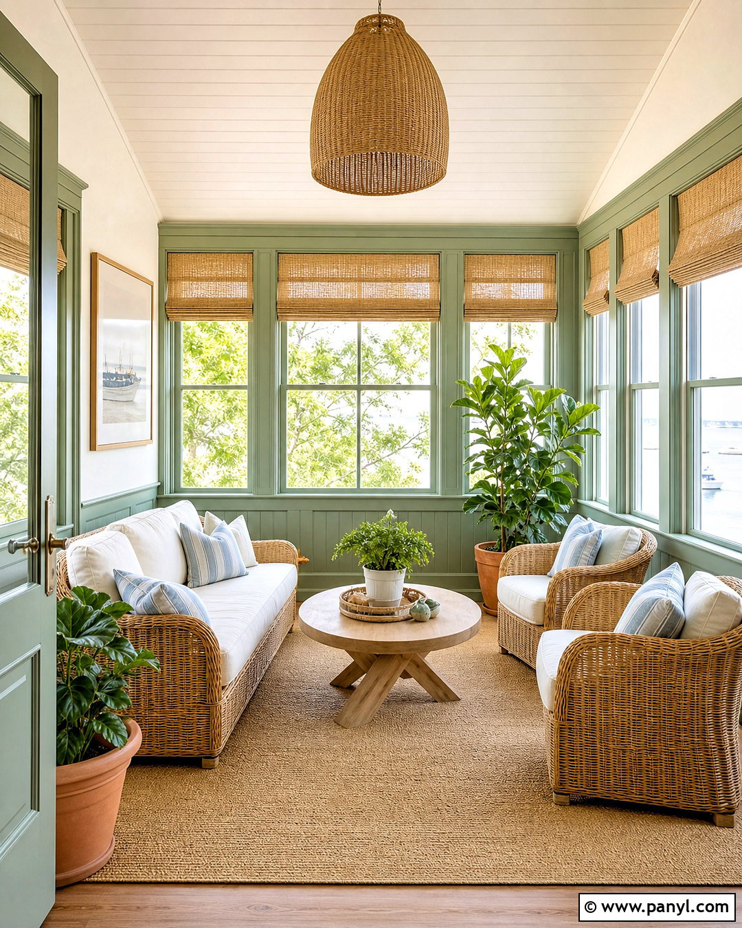 Sage Green Sunroom - 20 sage green interior ideas