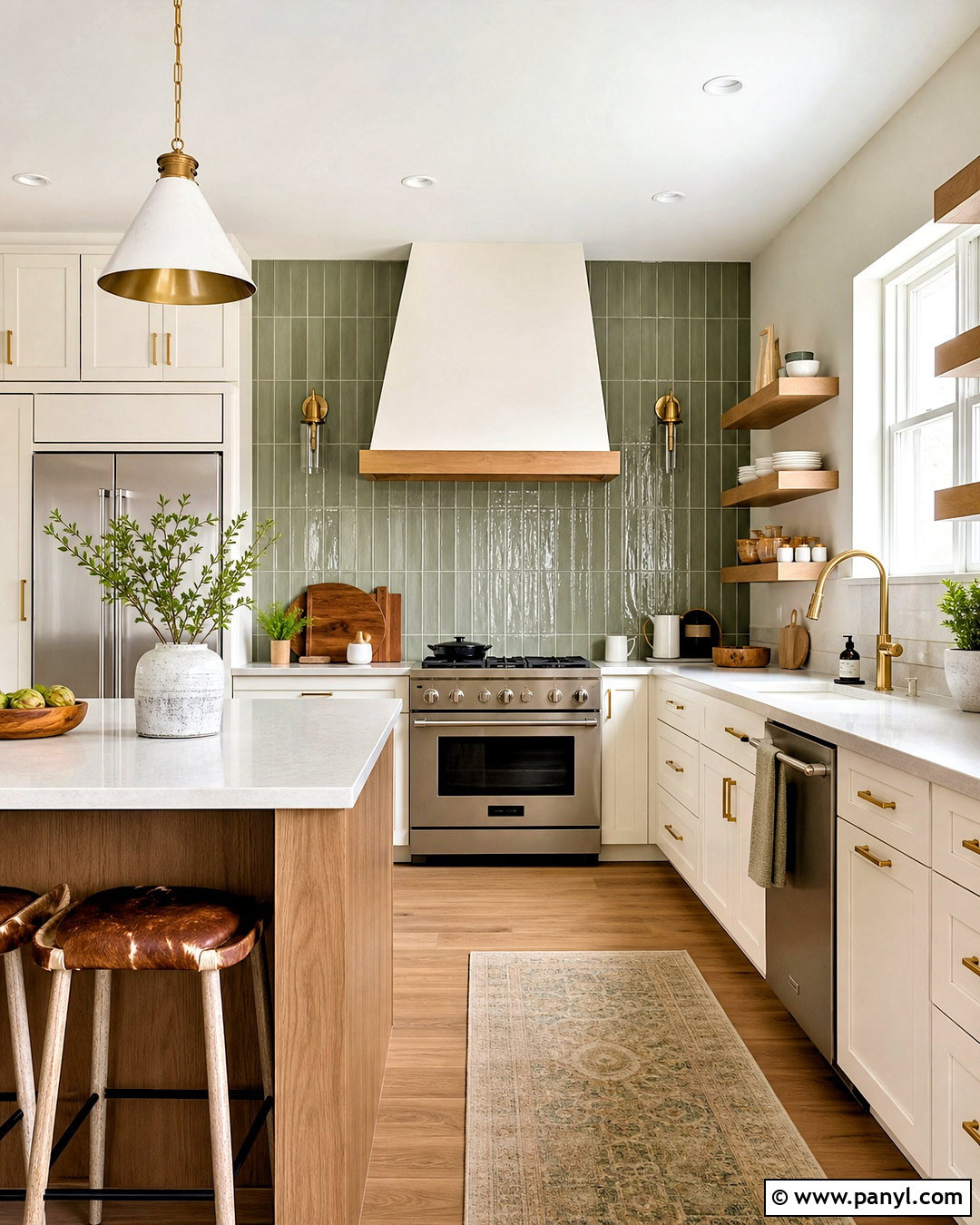 Sage Green Tile Backsplash - 20 kitchen backsplash ideas