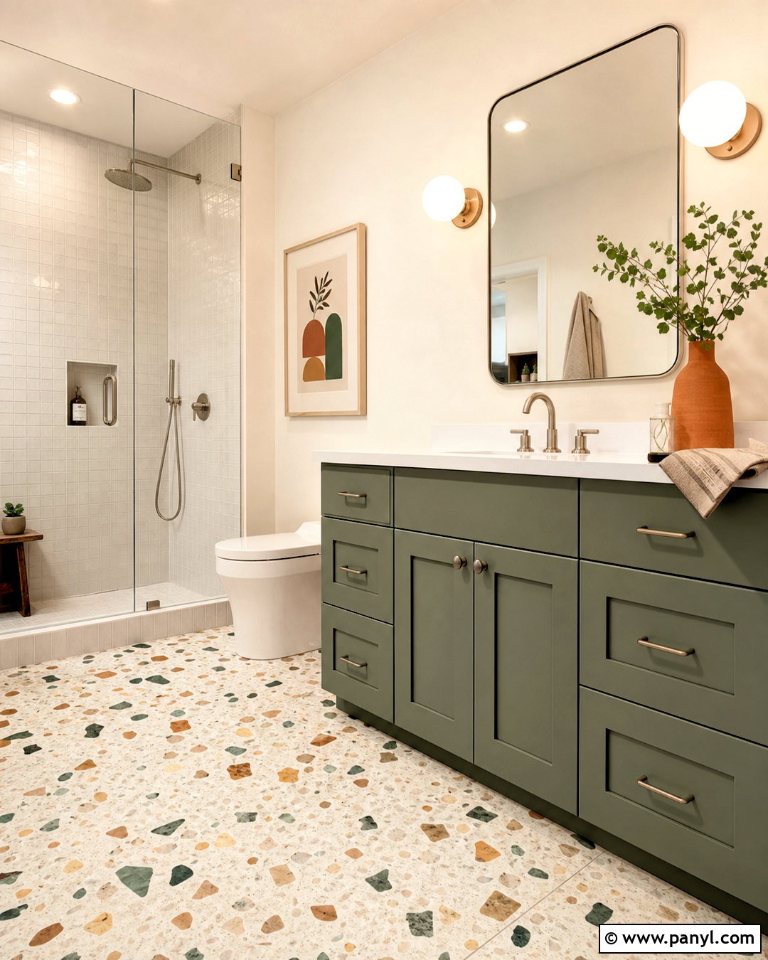 20 Sage Green Vanity Bathroom Ideas for a Serene Spa Look