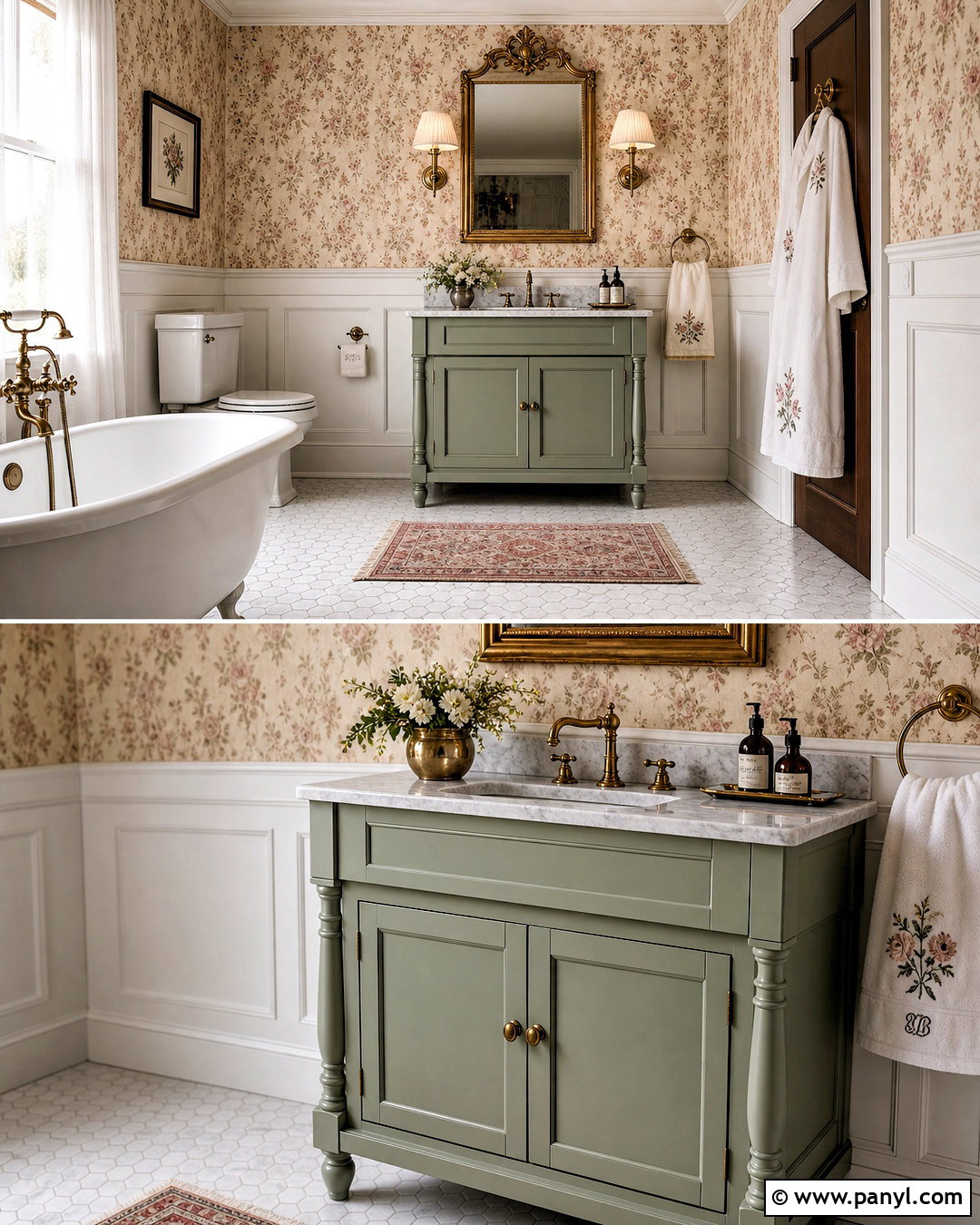Sage Green Vintage Vanity Bathroom - 20 sage green vanity bathroom ideas