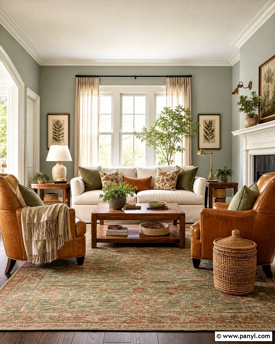 Sage Green Wall Color Living Room - 20 wall color design ideas