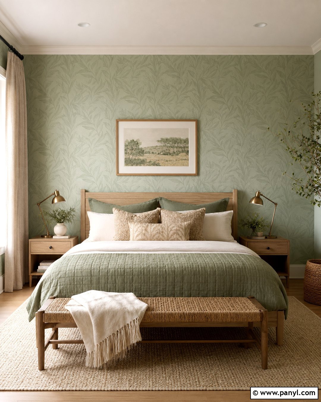 Sage Green Wallpaper Bedroom - 35 2019 Aesthetic Wallpaper ideas