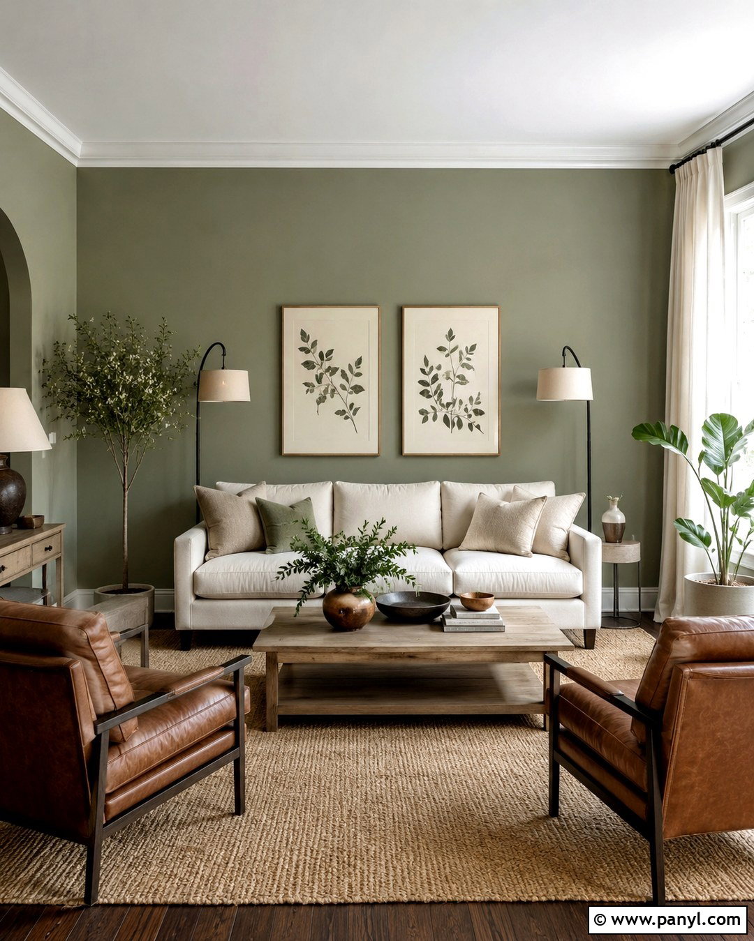 Sage Green Walls In Living Room - 20 Green Walls In House Ideas