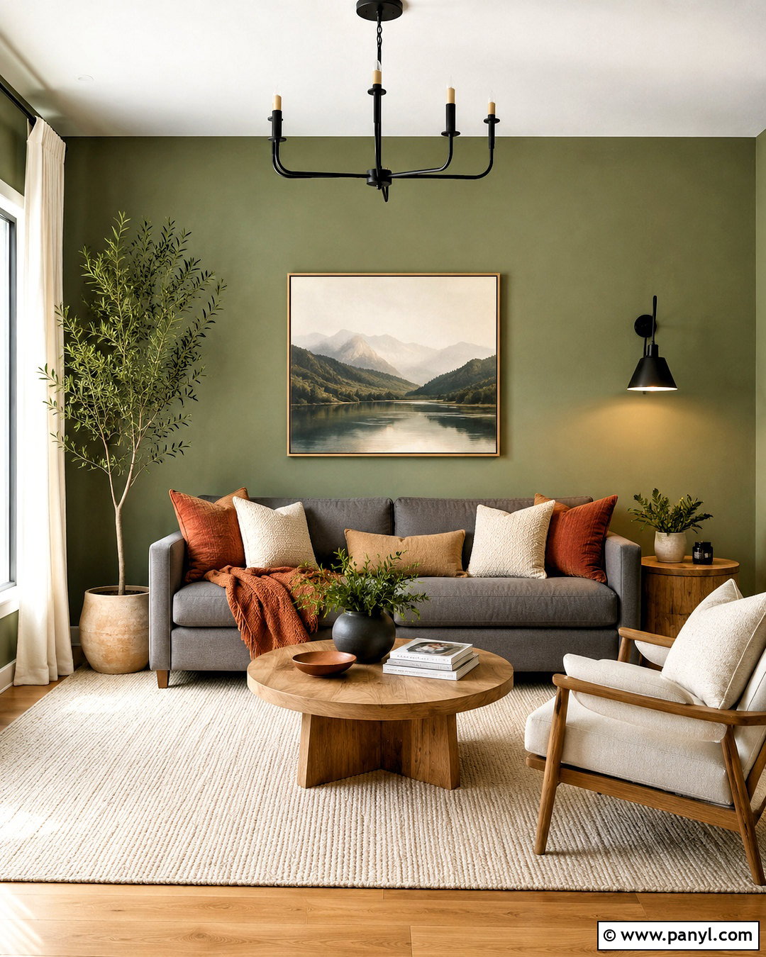 Sage Green Walls With A Gray Sofa - 20 What Colour Walls With Grey Sofa Ideas