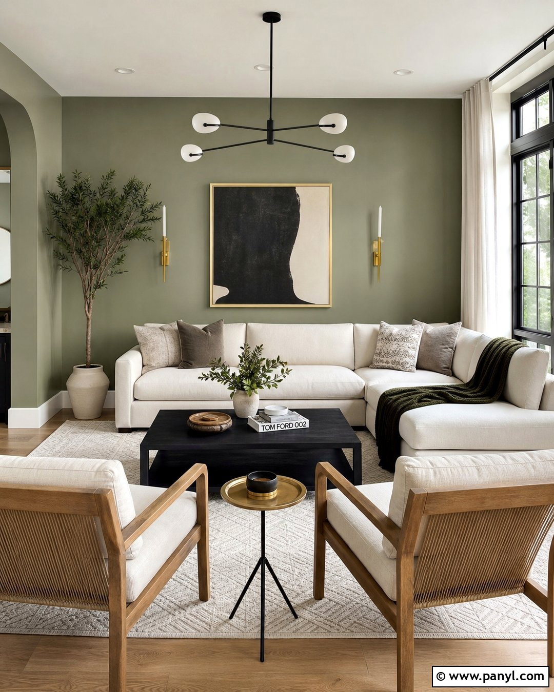 Sage Green Walls With Black Accents - 25 Sage Green Painted Walls