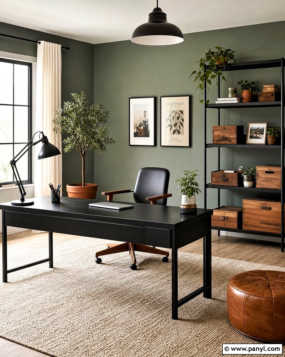Sage Green Walls With Black Accents - 20 sage wall color ideas